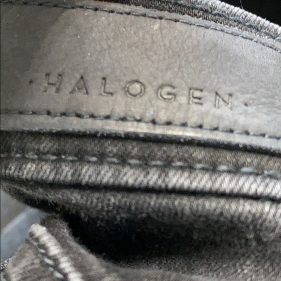 Halogen black straight leg crop jeans size 32 - Picture 10 of 11